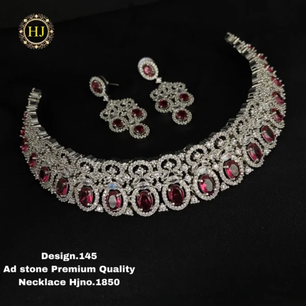 Premium AD stone choker - HIRAL JEWELLERY