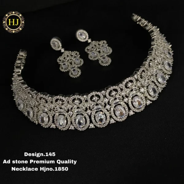 Premium AD stone choker - HIRAL JEWELLERY