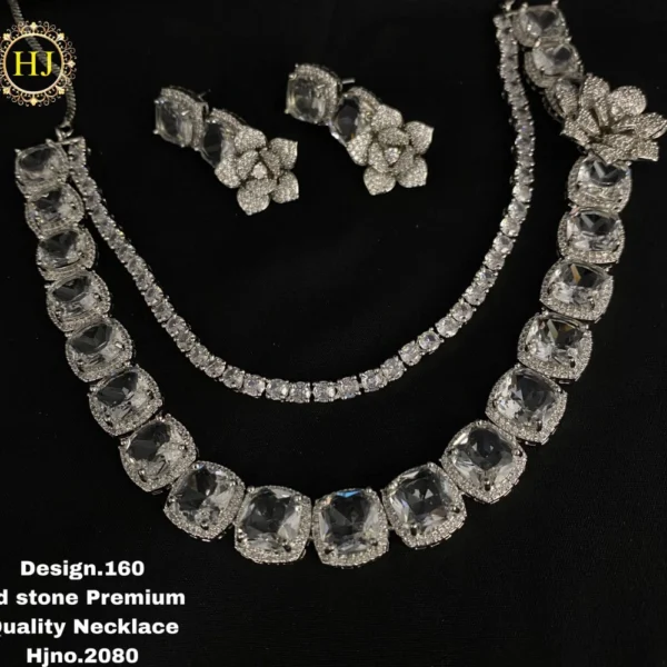 Premium AD stone choker - HIRAL JEWELLERY