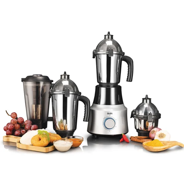 Ultra Tuff Mixer Grinder 1000W with 1 Transparent Jar & 3 Stainless Steel Jars (4031PLUS)-GLEN