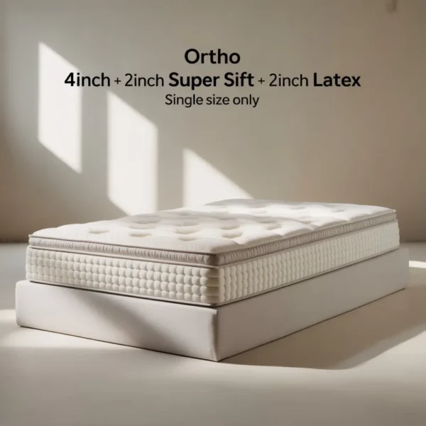 Ortho 4inch + 2inch Super Sift + 2inch Latex-Single Size (75X36) - BLUE STAR