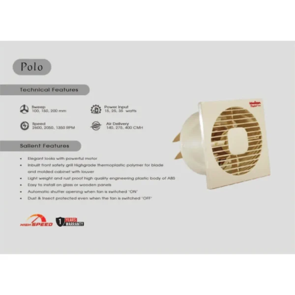 KHAITAN EXHAUST FAN POLO SWEEP