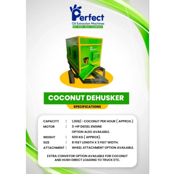 COCONUT DEHUSKING MACHINE PREMIUM MODEL (2 IN 1) - PERFECT ENGINEERINGS