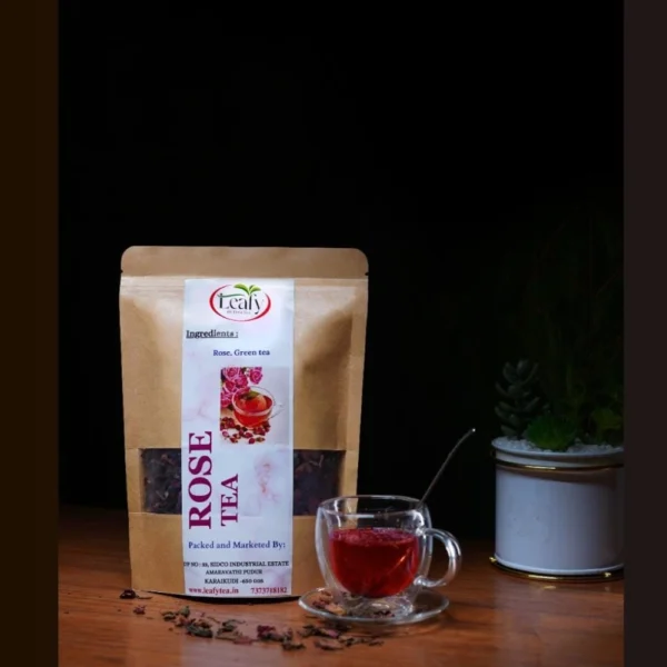 Rose Tea -100 GM - LEAFY TEA