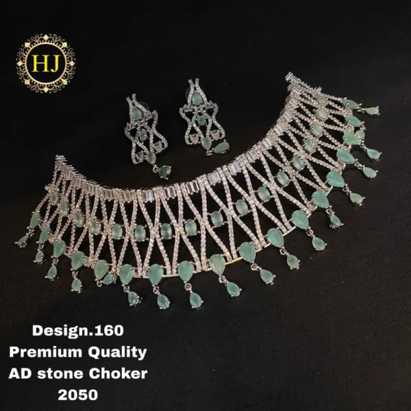 Premium AD stone choker - HIRAL JEWELLERY