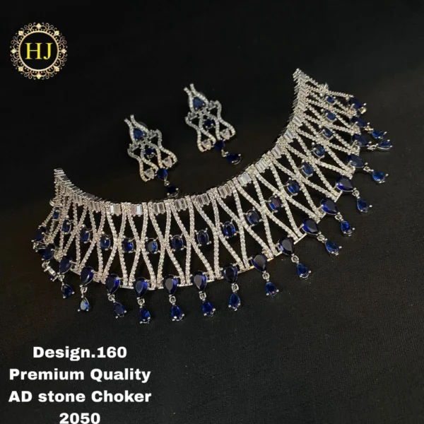Premium AD stone choker - HIRAL JEWELLERY