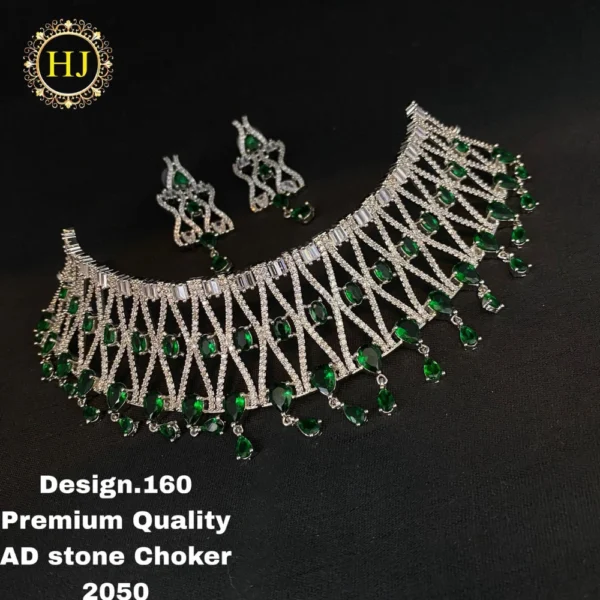 Premium AD stone choker - HIRAL JEWELLERY