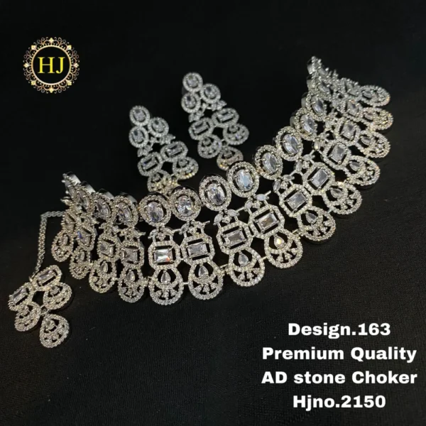 Premium AD stone choker - HIRAL JEWELLERY