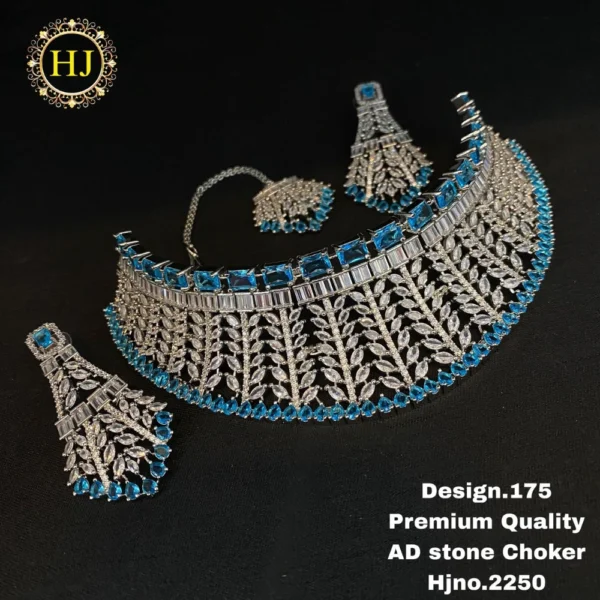 Premium AD stone choker - HIRAL JEWELLERY