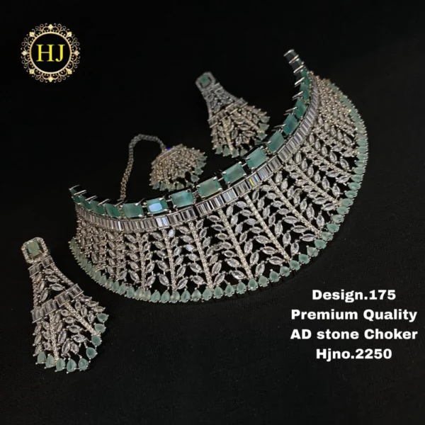 Premium AD stone choker - HIRAL JEWELLERY