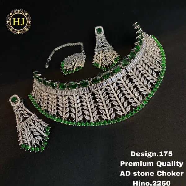 Premium AD stone choker - HIRAL JEWELLERY