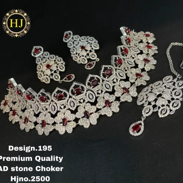 Premium AD stone choker - HIRAL JEWELLERY