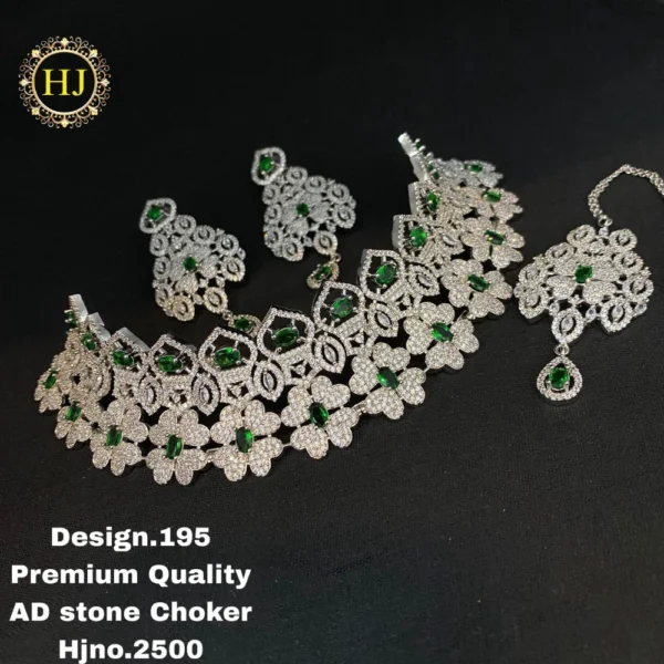 Premium AD stone choker - HIRAL JEWELLERY