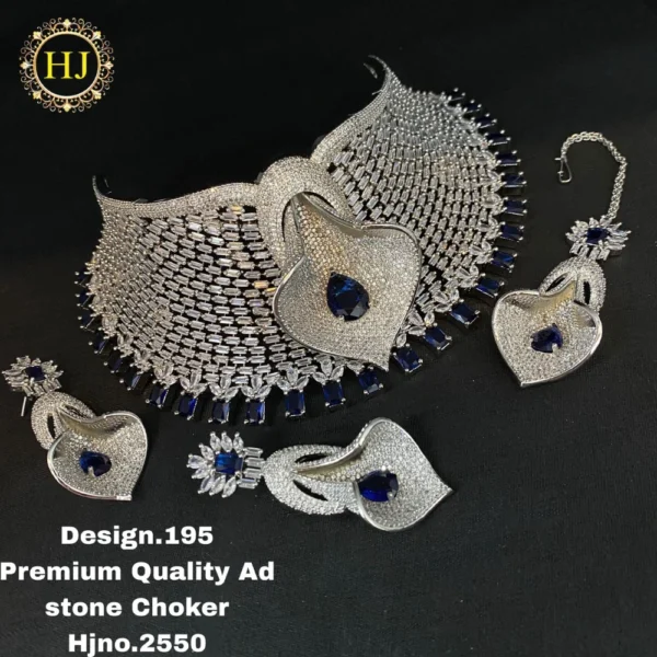 Premium AD stone choker - HIRAL JEWELLERY
