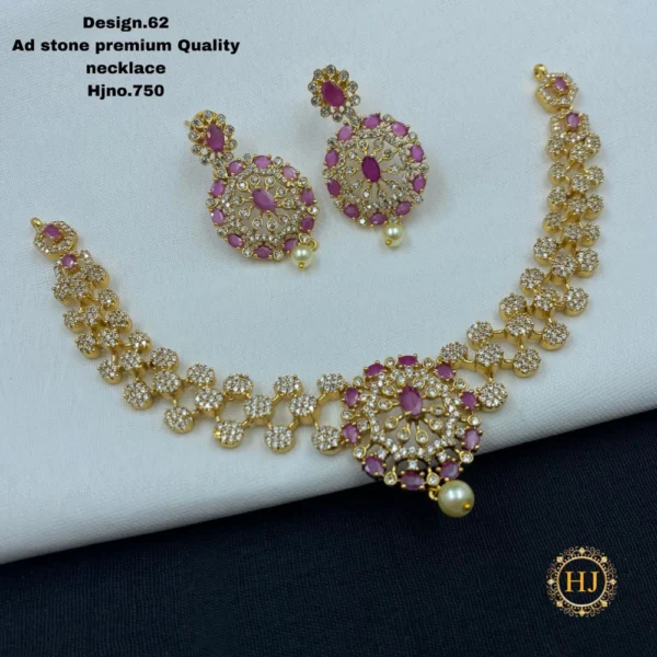 Premium AD stone choker - HIRAL JEWELLERY