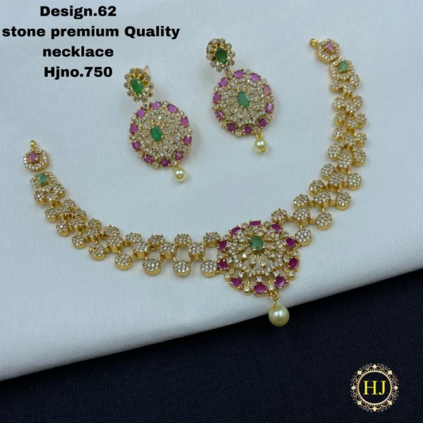 Premium AD stone choker - HIRAL JEWELLERY