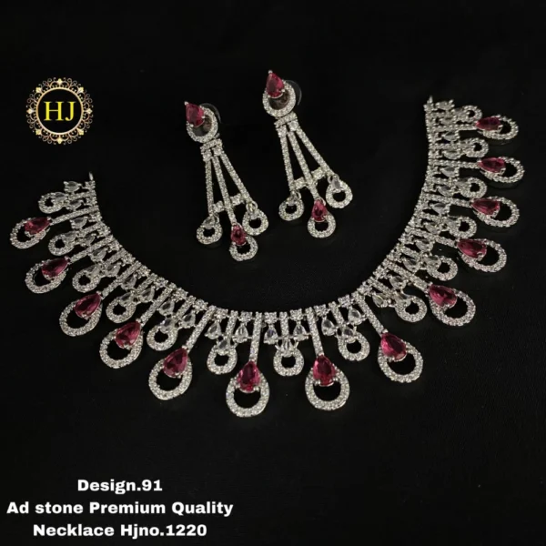 Premium AD stone choker - HIRAL JEWELLERY