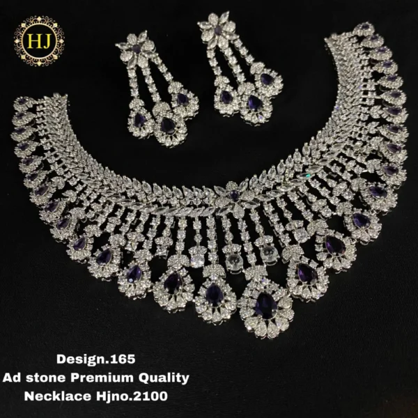 Premium AD stone choker - HIRAL JEWELLERY