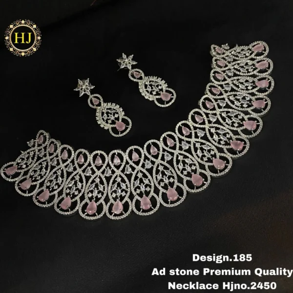 Premium AD stone choker - HIRAL JEWELLERY