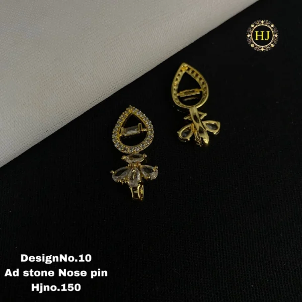 Premium AD Stone Nose Pin - HIRAL JEWELLERY