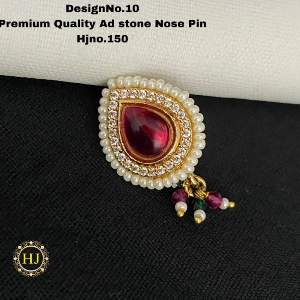 Premium AD Stone Nose Pin - HIRAL JEWELLERY