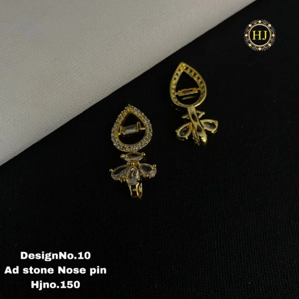 Premium AD Stone Nose Pin - HIRAL JEWELLERY