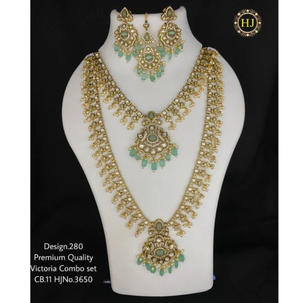 Premium Victoria Combo Set - HIRAL JEWELLERY