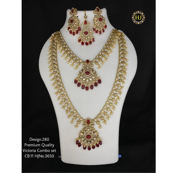 Premium Victoria Combo Set - HIRAL JEWELLERY
