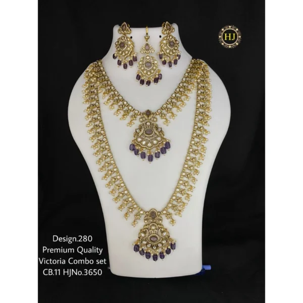 Premium Victoria Combo Set - HIRAL JEWELLERY