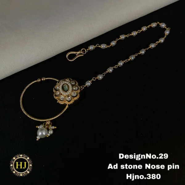 Premium AD Stone Nose Pin - HIRAL JEWELLERY