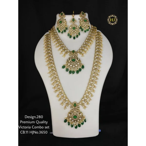 Premium Victoria Combo Set - HIRAL JEWELLERY