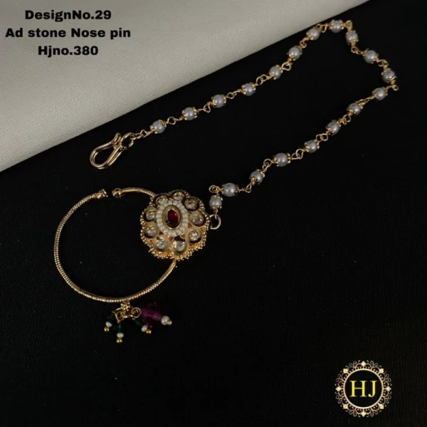 Premium AD Stone Nose Pin - HIRAL JEWELLERY