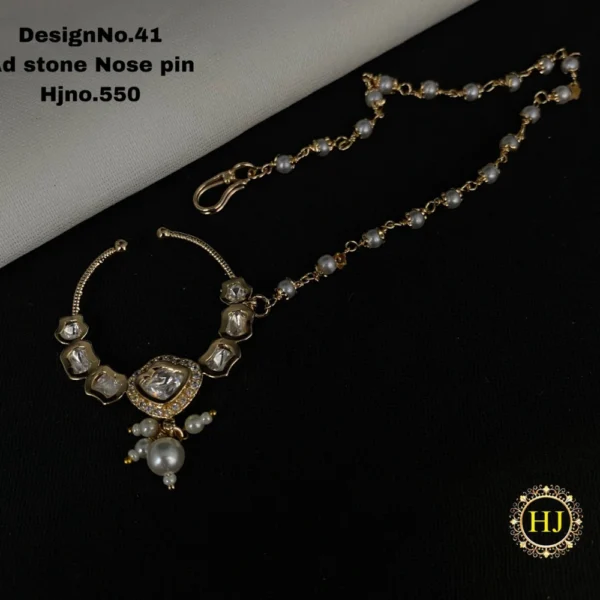 Premium AD Stone Nose Pin - HIRAL JEWELLERY