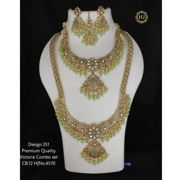 Premium Victoria Combo Set - HIRAL JEWELLERY
