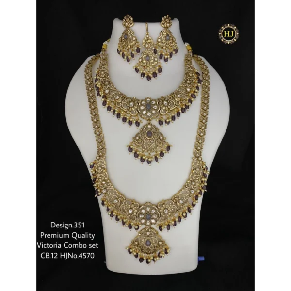 Premium Victoria Combo Set - HIRAL JEWELLERY