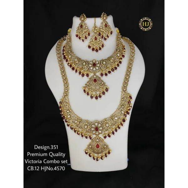 Premium Victoria Combo Set - HIRAL JEWELLERY