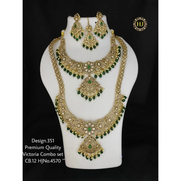 Premium Victoria Combo Set - HIRAL JEWELLERY