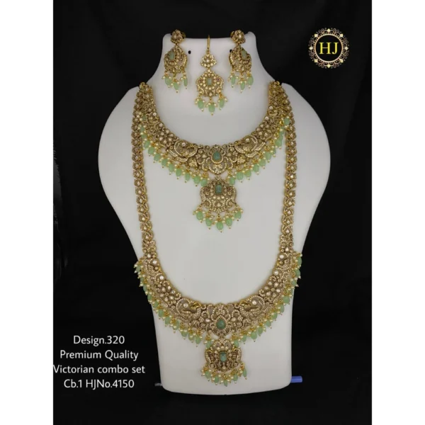Premium Victorian Combo Set - HIRAL JEWELLERY
