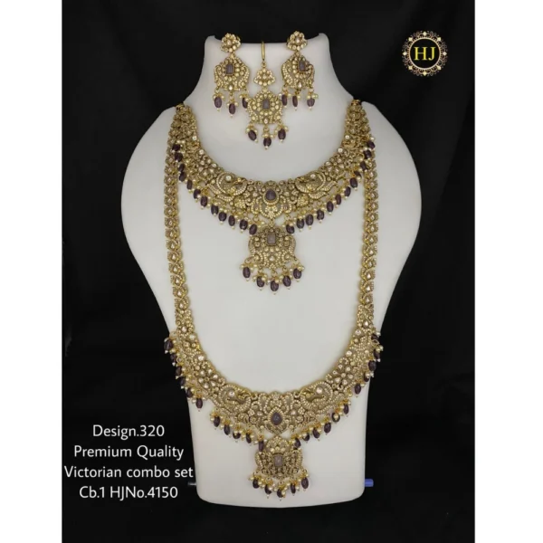Premium Victorian Combo Set - HIRAL JEWELLERY