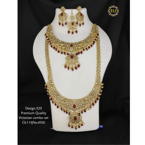 Premium Victorian Combo Set - HIRAL JEWELLERY