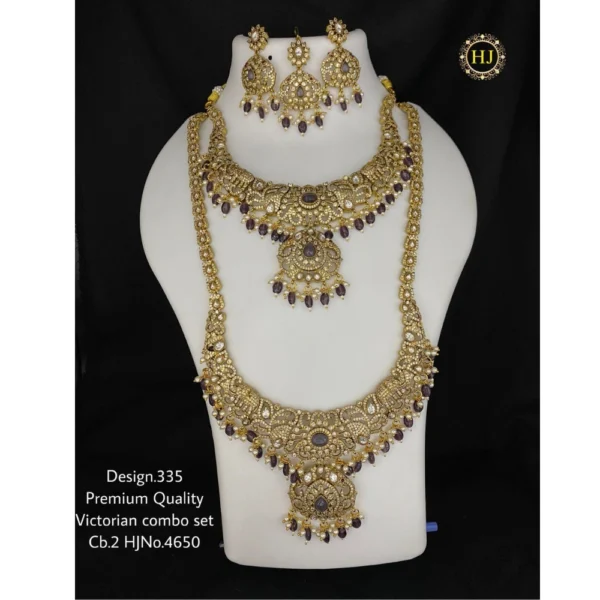 Premium Victorian Combo Set - HIRAL JEWELLERY
