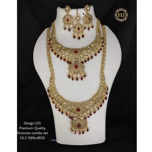Premium Victorian Combo Set - HIRAL JEWELLERY