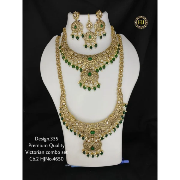 Premium Victorian Combo Set - HIRAL JEWELLERY