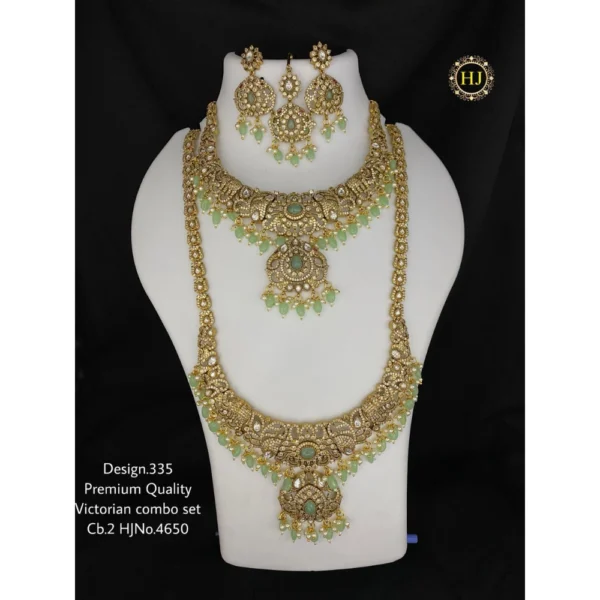 Premium Victorian Combo Set - HIRAL JEWELLERY