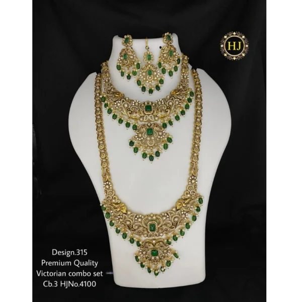 Premium Victorian Combo Set - HIRAL JEWELLERY