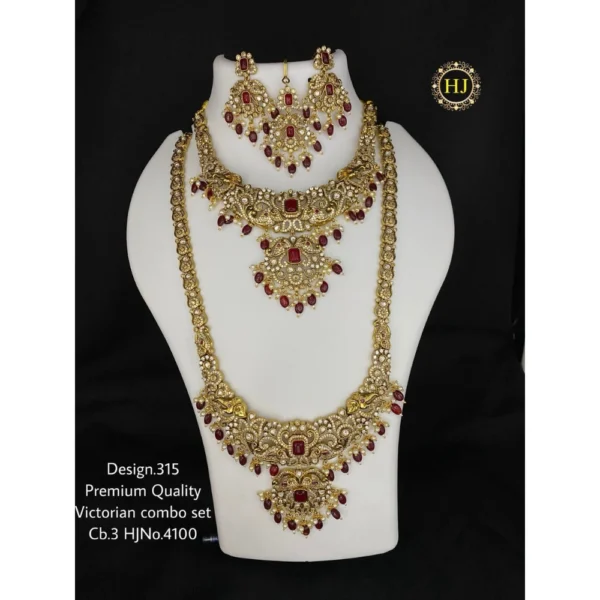 Premium Victorian Combo Set - HIRAL JEWELLERY