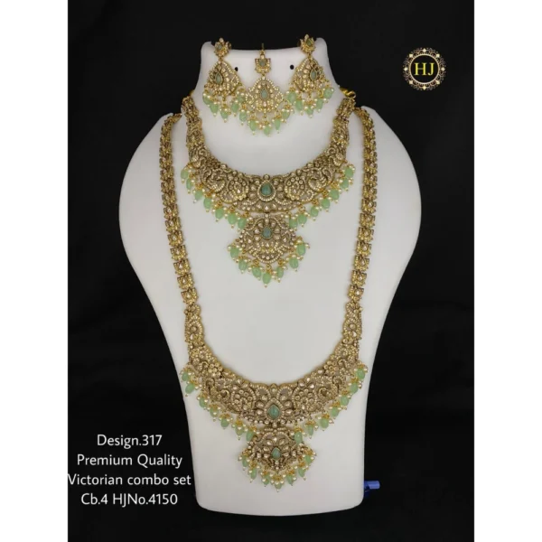 Premium Victorian Combo Set - HIRAL JEWELLERY