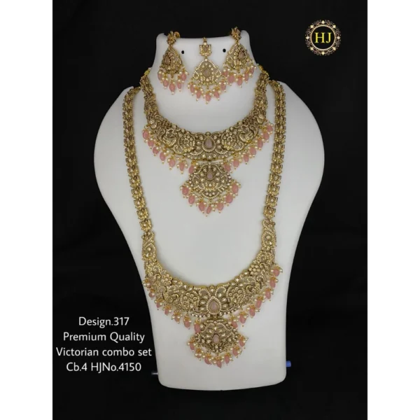 Premium Victorian Combo Set - HIRAL JEWELLERY