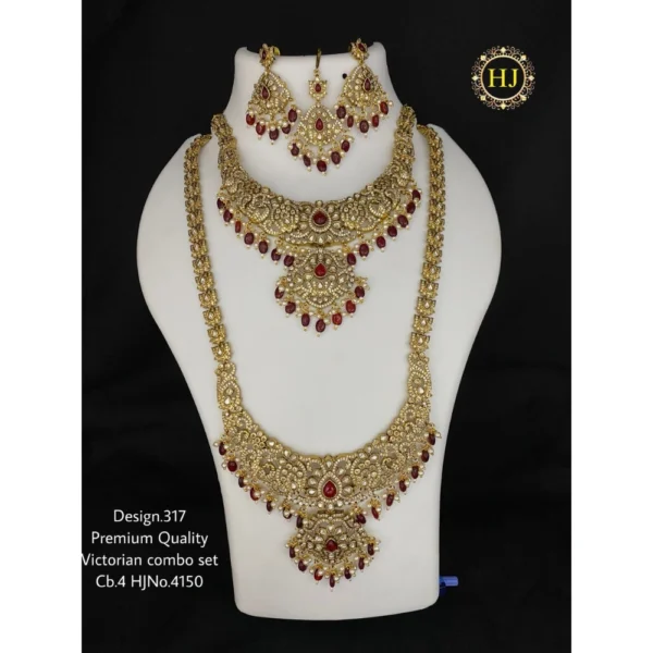 Premium Victorian Combo Set - HIRAL JEWELLERY