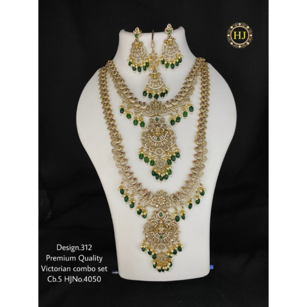 Premium Victorian Combo Set - HIRAL JEWELLERY